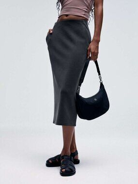 Lululemon Softstreme High-Rise Midi Skirt Black